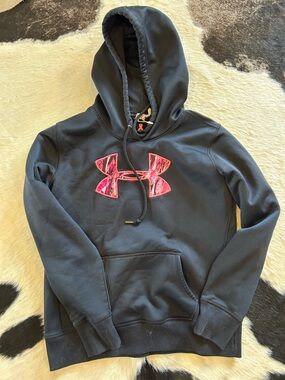 Under Armour Women’s Hoodie with Pink Logo